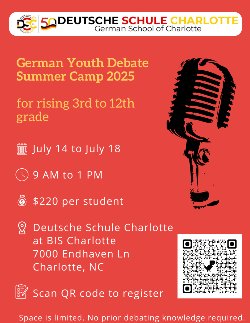 DSC Flyer for Debate Club